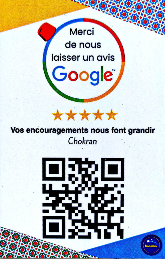 Cartes emportées Boosteni™